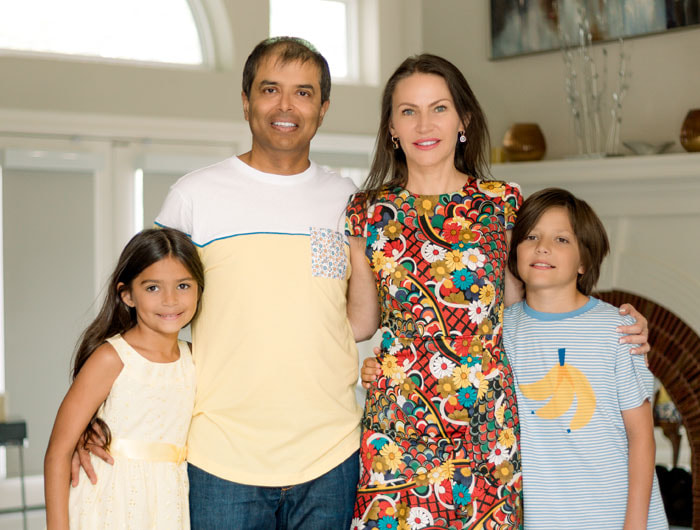 Dr. Rajiv Rugwani and His Family